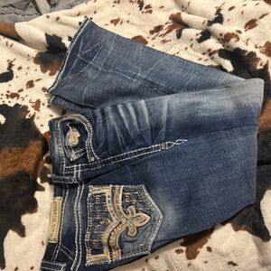 Rock Revival Blue Boot Cut Jeans